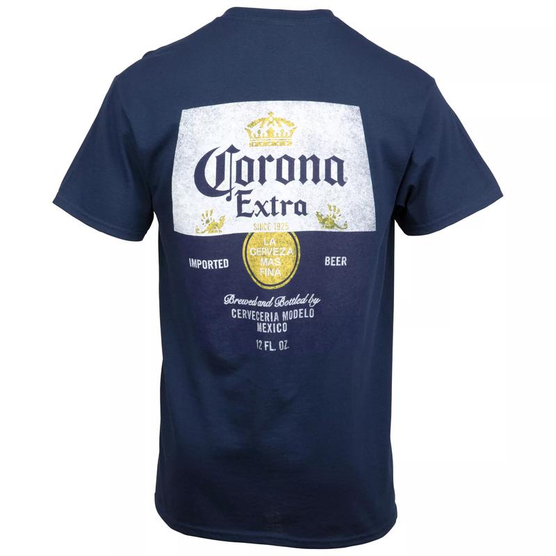 Corona Extra Men's 2 sides Graphic T-Shirt Shirt, Beer Summer T-shirt, Day Drink Shirt