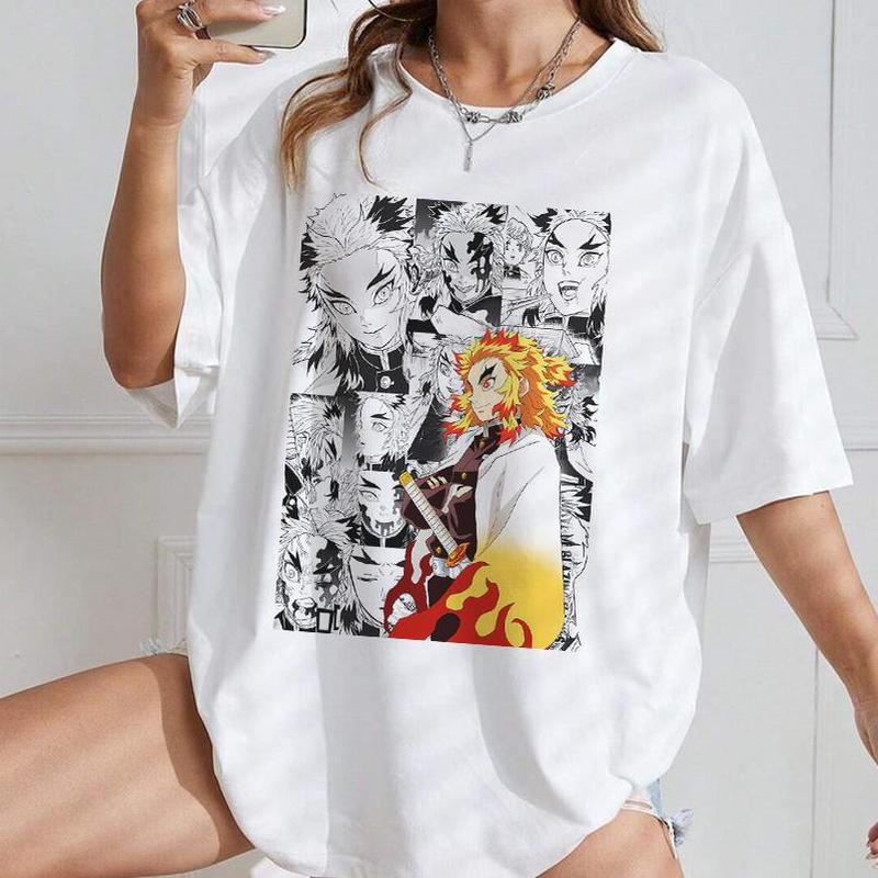 Rengoku Anime on Manga scene Shirt, Kyojuro Rengoku Flame Hashira Sweatshirt Hoodie, Demon Slayer t-shirt, Kimetsu no Yaiba Shirt, Anime sweatshirt ho