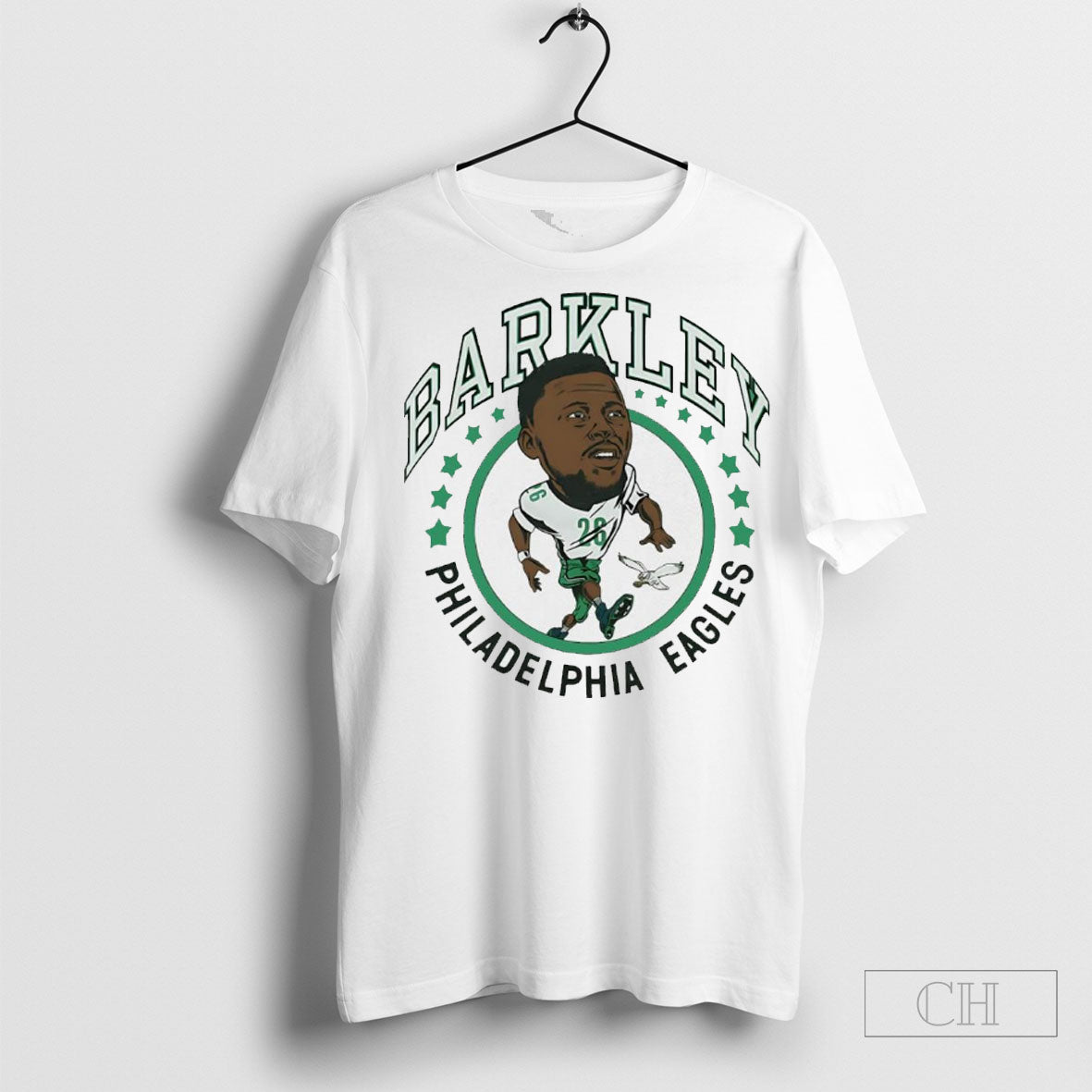 Saquon Barkley Philadelphia Eagles Logo Caricature Vintage Shirt