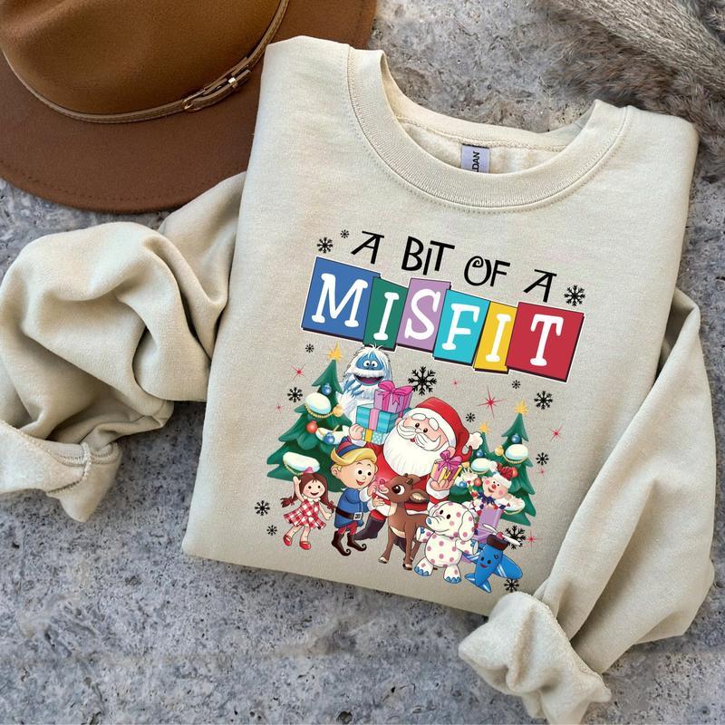 Rudolph The Red Nosed Reindeer Christmas Sweatshirt, Rudolph Xmas Sweatshirt, Rudolph Christmas Shirt, Vintage Christmas Movie Shirt