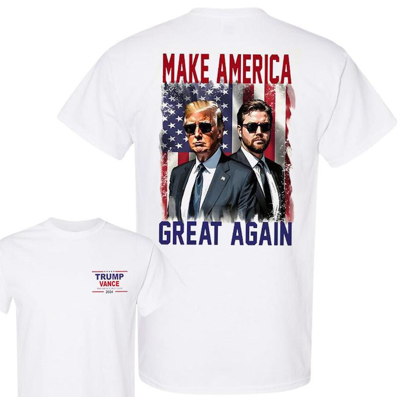 Trump Make America Great Shirt, Trump Vance 2024 Shirt, Trump Vance Make America Great, Gift For Trump Supporters, Election 2024, Unisex Cotton 2 Side