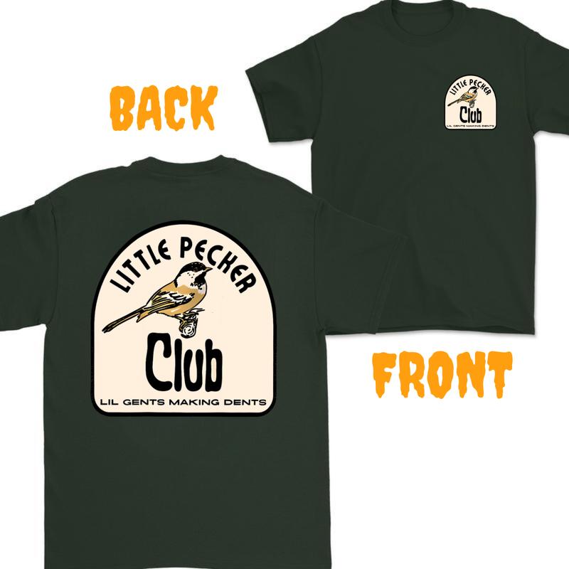 For Men T-shirt,2 side - Crewneck Gildan,Little Pecker club T-shirt, Unisex Classic Cotton