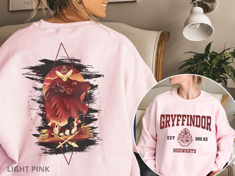 Vintage Hogwarts House Shirt, Gryffindor Hogwarts Shirt, Hogwarts House Sweatshirt, HP Wizard Shirt, Harry Potter Shirt