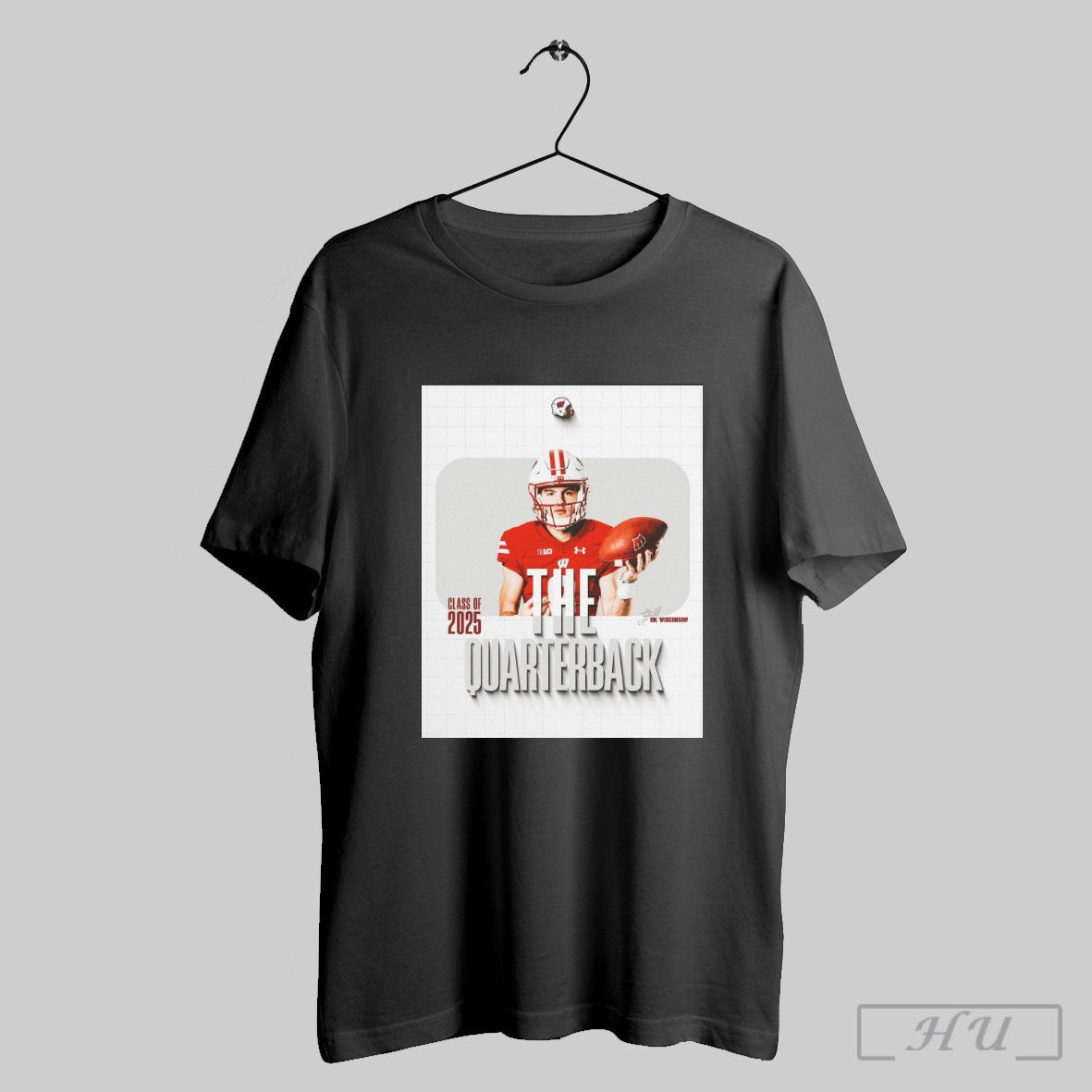 Poster Wisconsin Badgers Football Carter Smith The Quarterback Class Of 2025 Signature T Shirt