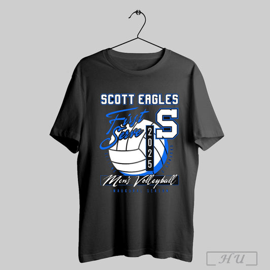 Scott Eagles Mens Volleyball First Serve Inaugural Season Setting Standards 2025 T Shirt Sweatshirt