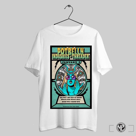 Poybelly Indaskies Threader White Oak Music Hall Houston Tx Jan 3 2025 Event Shirt Trendy Sweatshirt