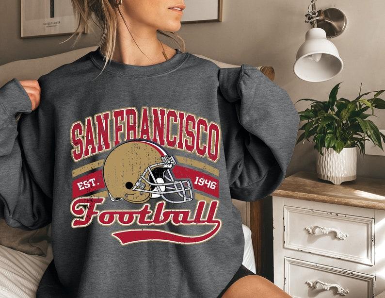 San Francisco Football Sweatshirt, 49ers Shirt, Niners T-Shirt, The Niners, San Francisco Sweatshirt, Football Jacket, Fan T-Shirt, Unisex Shirt Tee, Football Fan Shirt, Gift Shirt For Fan SF 49ers