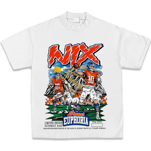 Bo Nix Euphoria Planet Shirt, Vintage 90s Unisex Football Tees, Football T-Shirts, Sports Shirt, Game Day Tee, Football Fan Gifts