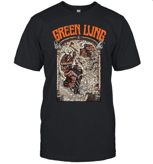 Heathen Neverland Tour 2025 Green Lung T Shirt