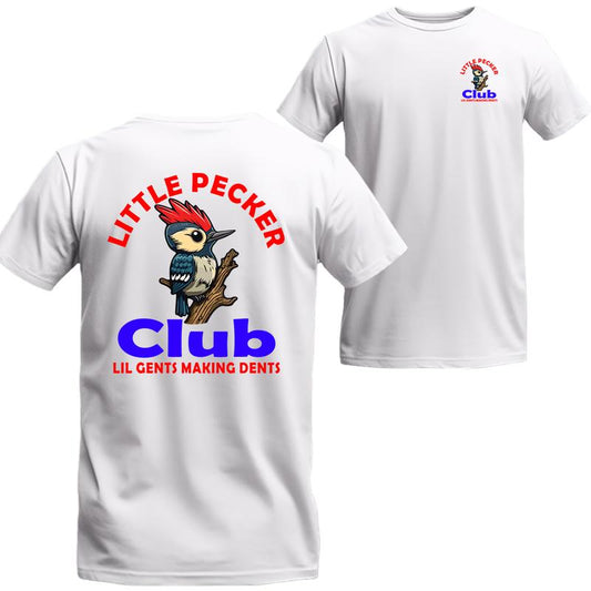 Little Pecker Club Double Sided Tshirt, Trending shirt, Little Pecker Short Sleeve Tee, Unisex Shirt, Menswear Top