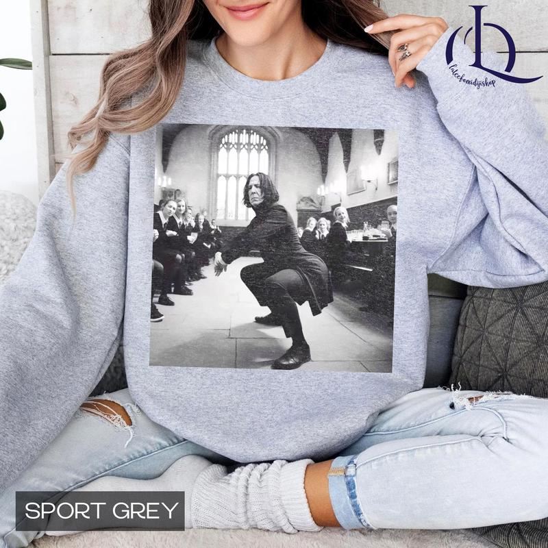 Harry Potter Shirt, Snape Twerking in Great Hall Shirt, Wizarding Fan Shirt, Potterhead Christmas Birthday Gift, Potter Book Funny 90s Vintage T-Shirt