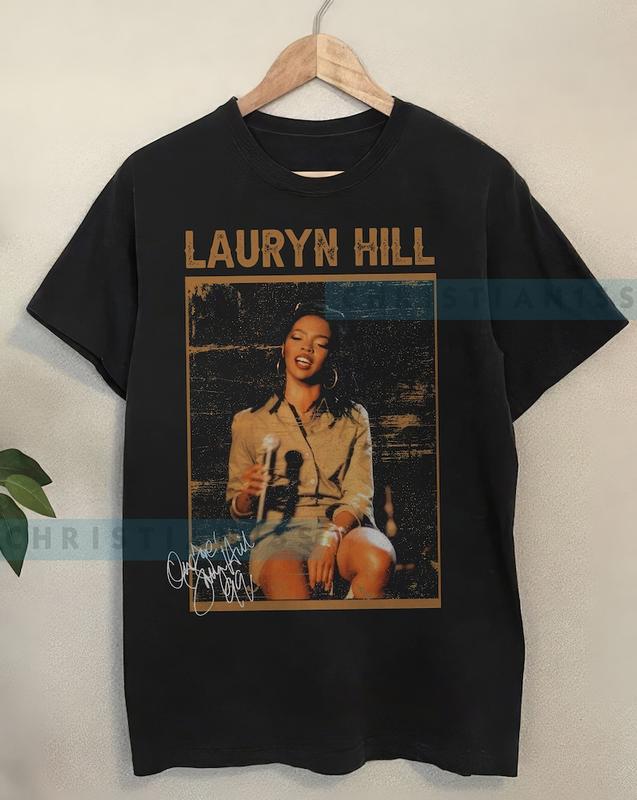 Vintage Lauryn Hill shirt, Lauryn Hill Fans Shirt, Rock pop music shirt, Lauryn Hill Sweatshirt Gift for men women unisex tshirt - Unisex T-Shirt, Hoo
