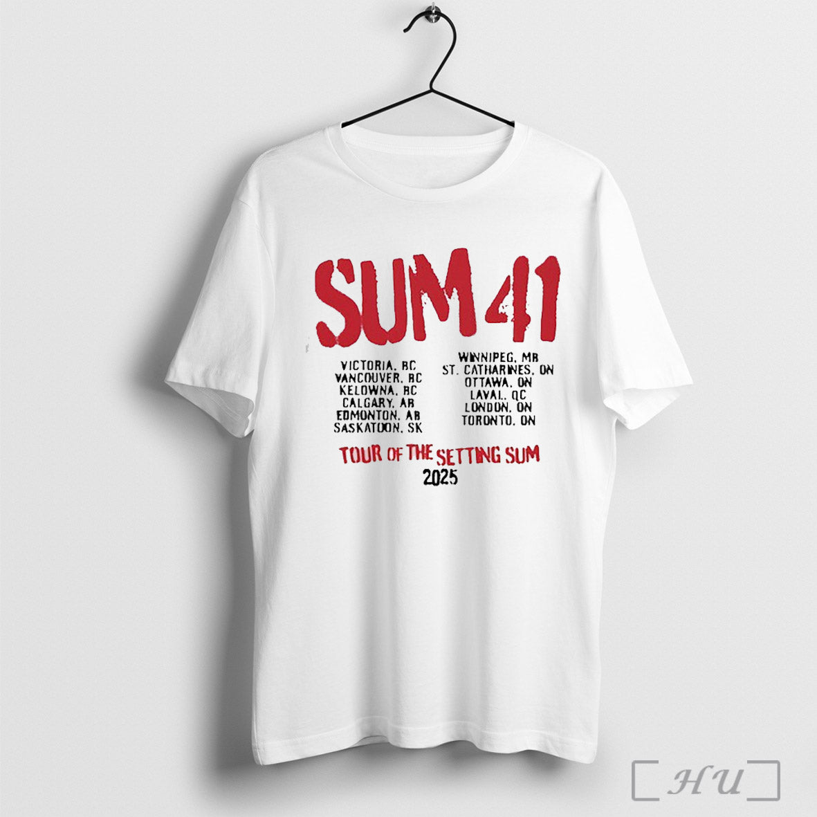 Sum 41 The Final Tour 2025 T Shirts Sweatshirt