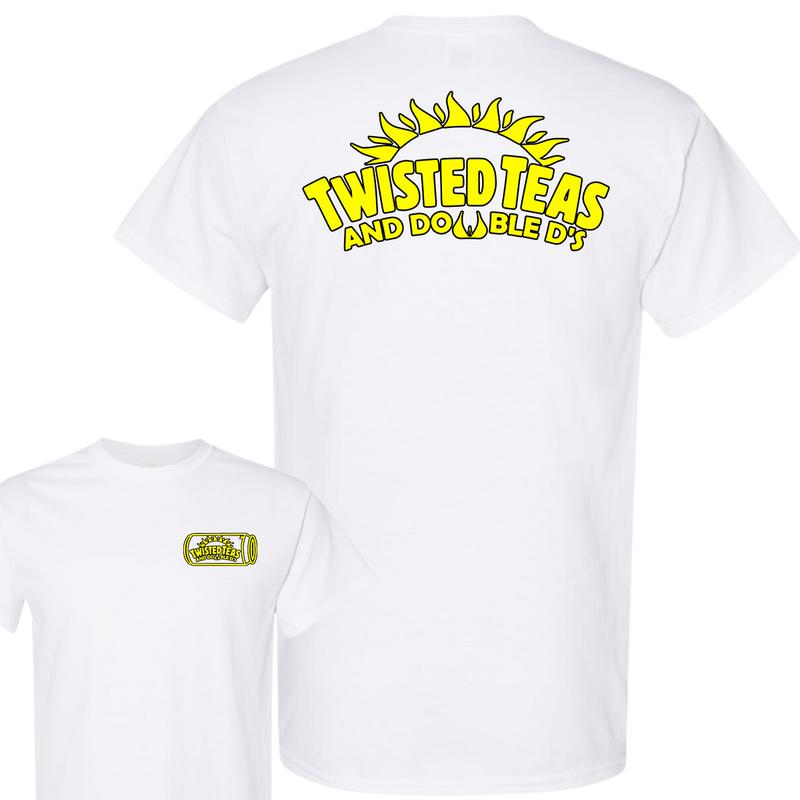 Twisted Teas and Double D's T-Shirt, Unisex T-Shirt, Ful Color T-Shirt, For Men, For Women planbtwistedtea