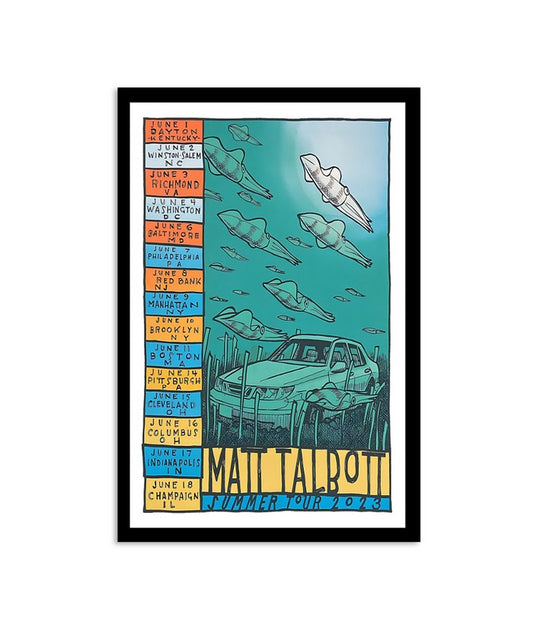 Matt Talbott 2023 Tour Summer June Poster