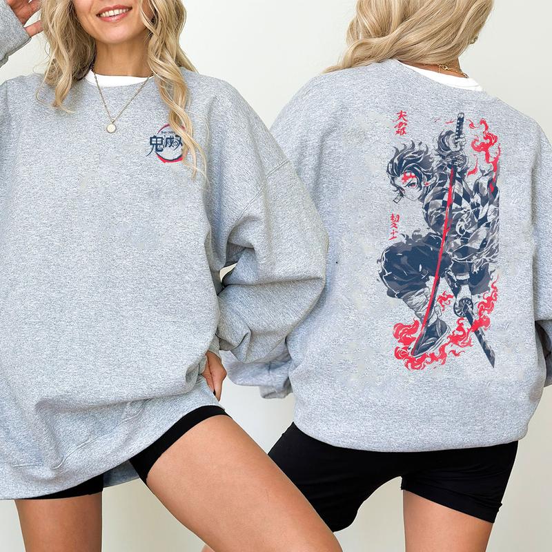 Tanjiro Kamado Water Breathing shirt, Demon Slayer t-shirt, Anime sweatshirt hoodie, Anime lover t-shirt Menswear