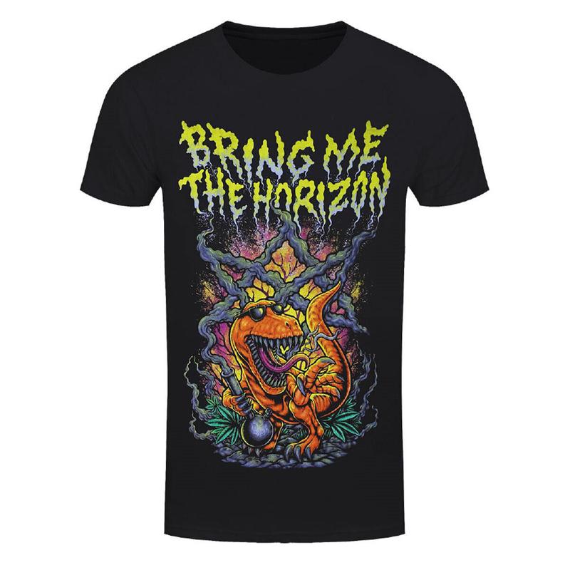 Vintage Bring Me The Horizon T-Shirt Black Cotton T-shirt