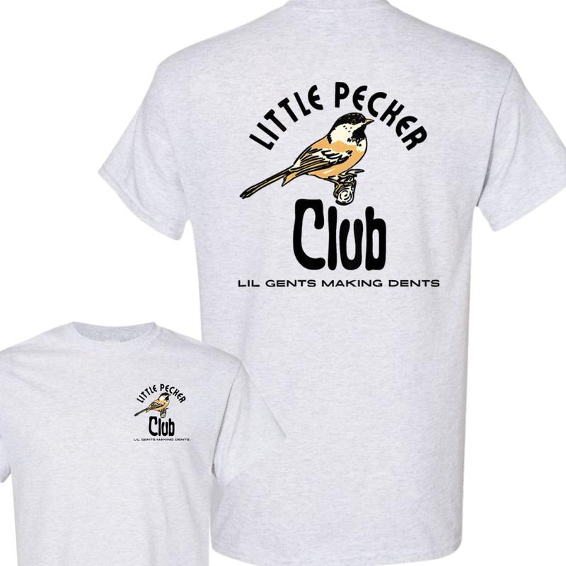 Little Pecker Club T-shirt , 2 Side , T-shirt For Men , Unisex T-shirt, Women T-shirt