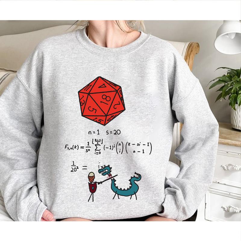 The Science of 20 Sided Dice Dragons DnD D20 Unisex T Shirt, Dungeons and Dragons Shirt, Meme Gift, Funny Vintage Style Unisex Gamer T-Shirt, Gift for DM Game Master