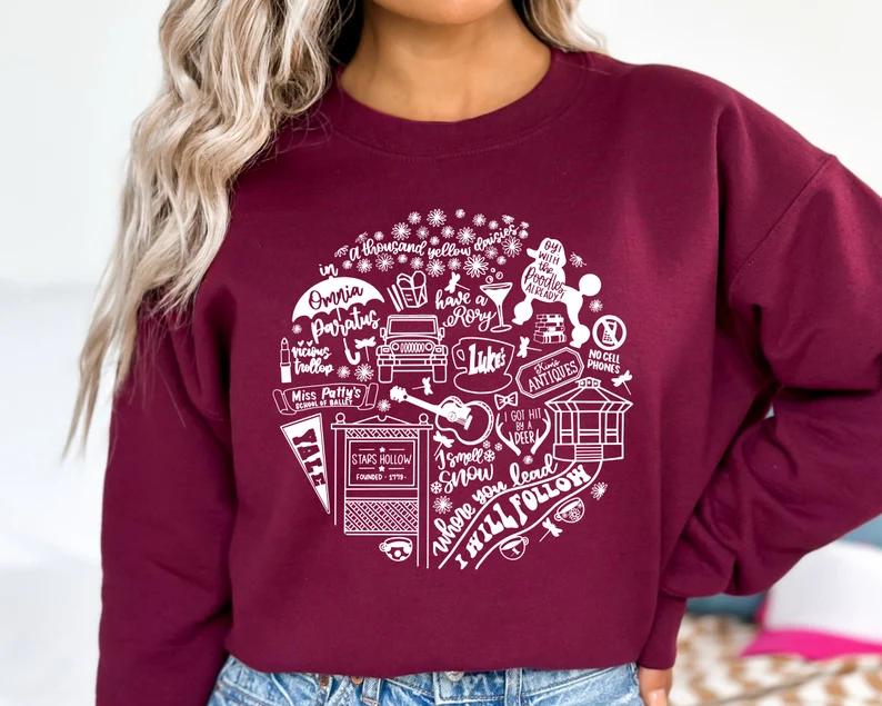 Gilmore Girls gift, Gilmore girls sweatshirt, Lukes Diner sweatshirt, Stars Hollow sweatshirt, Gilmore girls merch