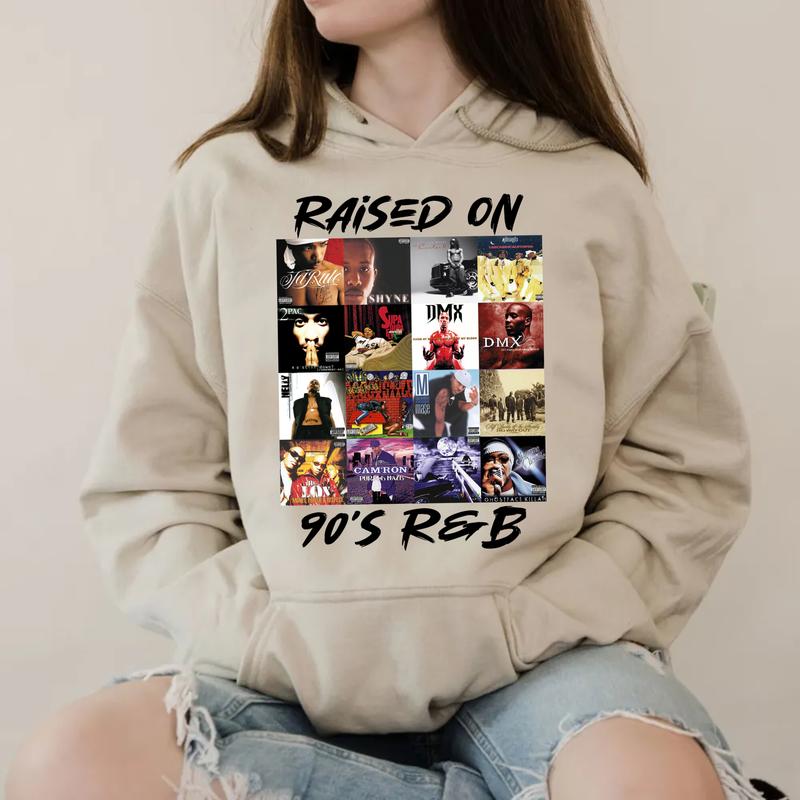 Rap Hip Hop Rapper R&B Pop Rock Music Album Cover Tshirt Sweatshirt Hoodie, 90's And 2000's Rap Album Cover Shirt, Unisex Sweater Pullover Tee