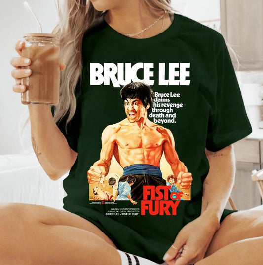 Bruce Lee T-Shirt Movie Tee All Sizes Cotton Fabric