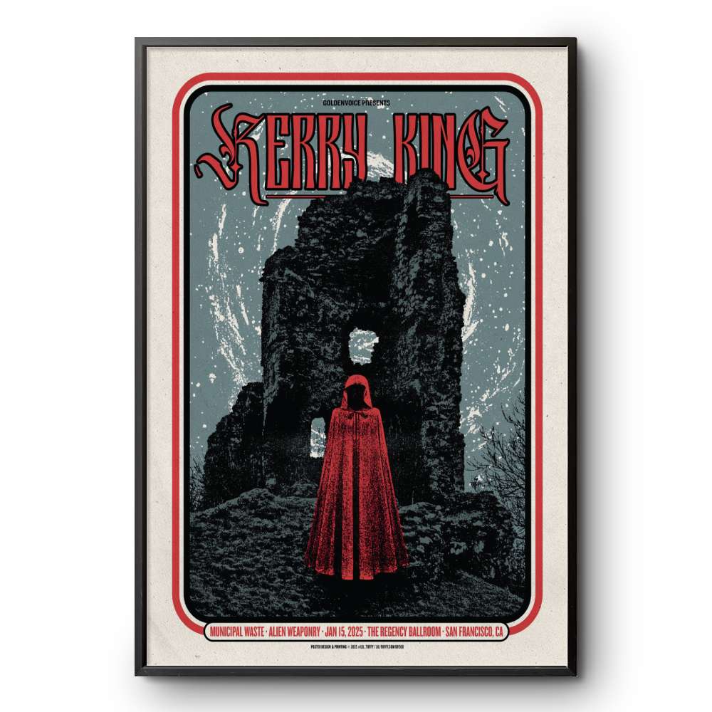 Kerry King Concert 15 January 2025 San Francisco, CA The Regency Ballroom Poster