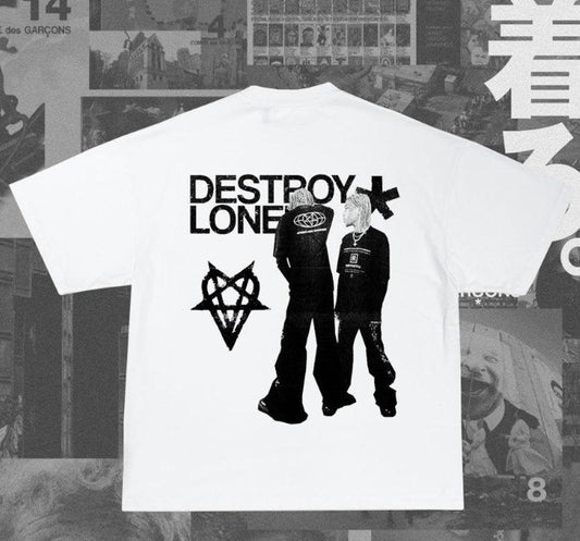 Destroy lonely graphic t-shirt
