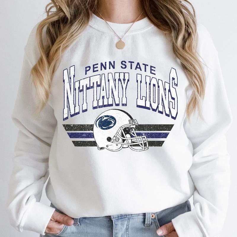 Penn State Nittany Lions Vintage Football NCAA Sweatshirt, Vintage Pennsylvania State University Sweatshirt, Unisex Vintage Sweatshirt NCAA, Classic S