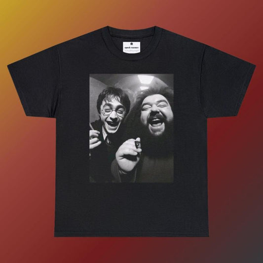 Harry and Hagrid's Night Out T-Shirt, Harry Potter T-Shirt, Funny Harry Potter T-Shirt, Eco-Friendly, Men Shirt, Women Shirt, Y2K Shirt, Streetwear Sh