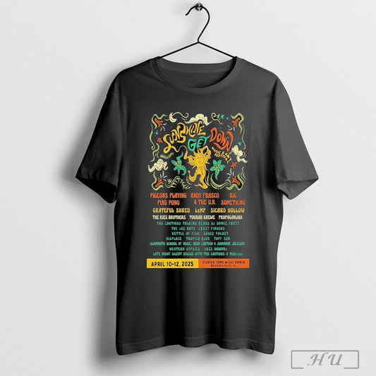 Sunshine Get Down Florida Sand Music Ranch In Brooksville Fl Apr 13 12 2025 Tour T Shirt