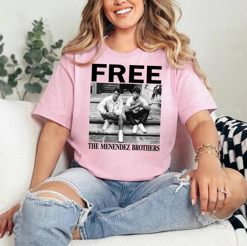 The Menendez Brothers Graphic Shirt Unisex, Lyle and Erik Menendez Shirt Unisex, Vintage T Shirt Unisex, Menendez Brothers & W Sweatshirt Hoodie Unisex