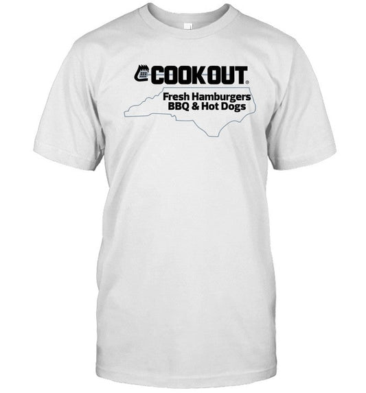 Cookout Fresh Hamburgers Bbq and Hot Dogs shirt