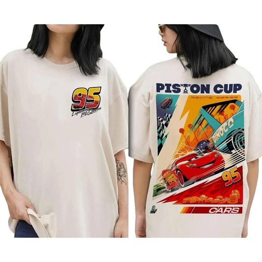 95 Lightning Mcqueen Sweatshirt, T-shirt, Hoodie , Unisex Shirt , Breathable Comfort