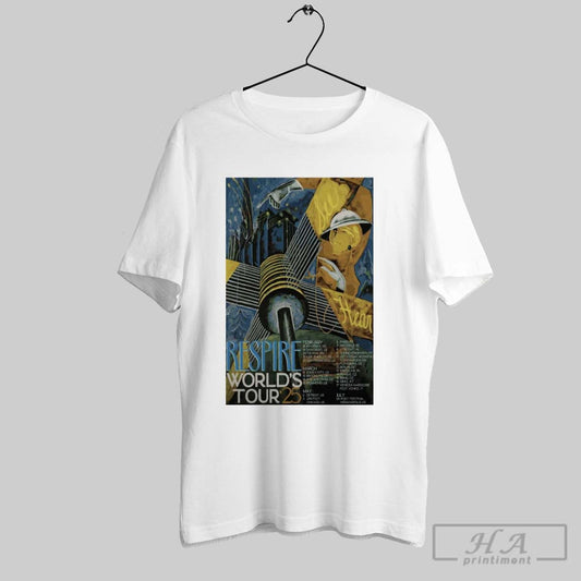 Poster Respire Worlds 25 Tour Feb 18 Riverside Us 19 San Diego Us 20 Tijuana Mx T Shirt