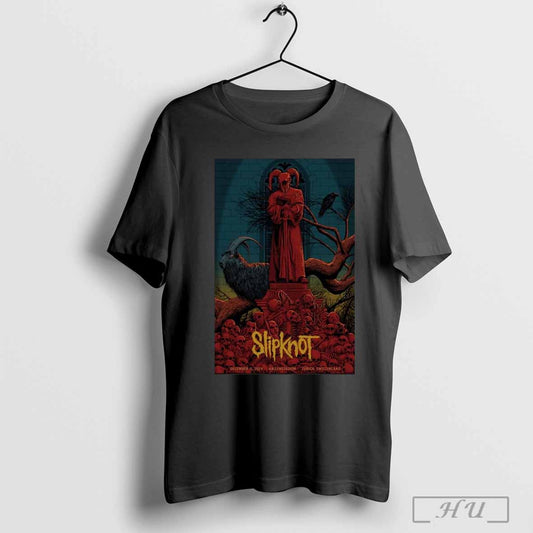Slipknot Dec 11 2024 Zurich Switzerland Tour T Shirt