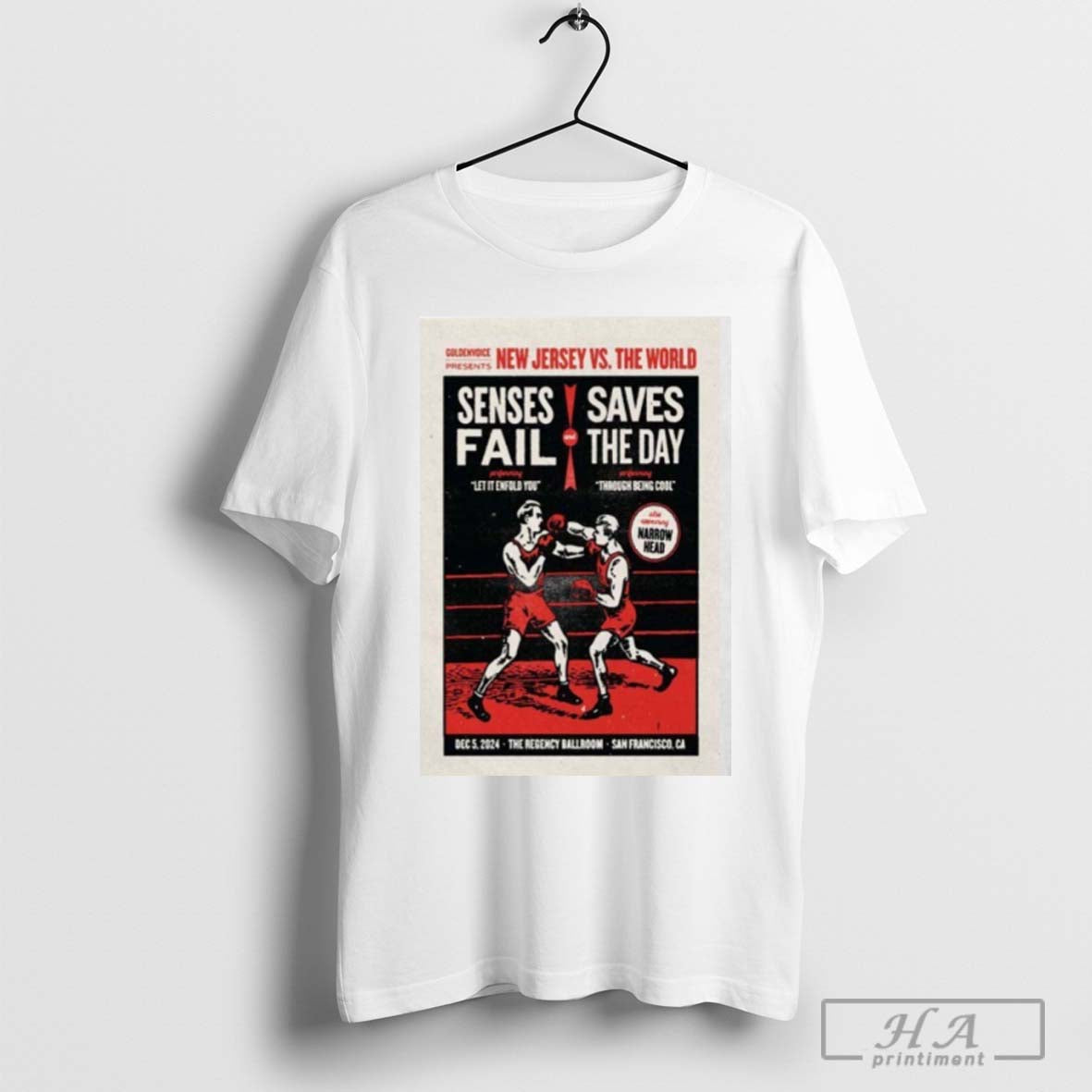 Sense Fail And Saves The Day At The Regency Ballroom In San Francisco On Tour December 5 2024 Poster Shirt