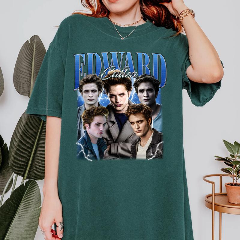 Edward Cullen T Shirt, Edward Cullen Vintage 90's Tee, Robert Pattinson Fan Made Tee, Team Edward Tee