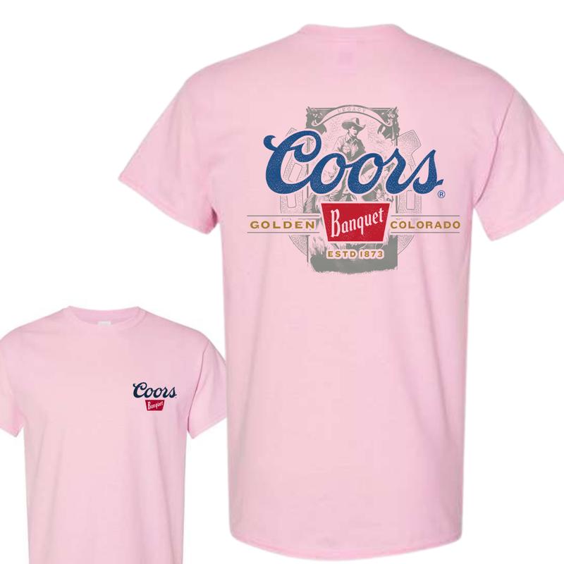 Coors Banquet Beer T-shirt, Gildan Unisex Tee For Him, For Her Classic Cotton