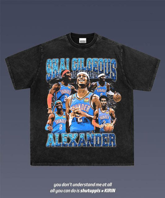 Shai Gilgeous-Alexander 1.8 TEE  VINTAGE TEE GRAPHIC T-SHIRT SWEATSHIRT HOODIE  SPORT TEE -  GIFT FOR FAN