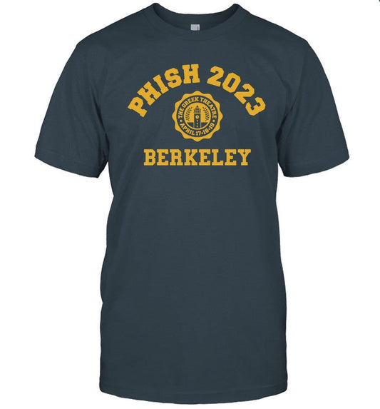 Phish Spring Tour 2023 Berkeley, CA Event T-Shirt