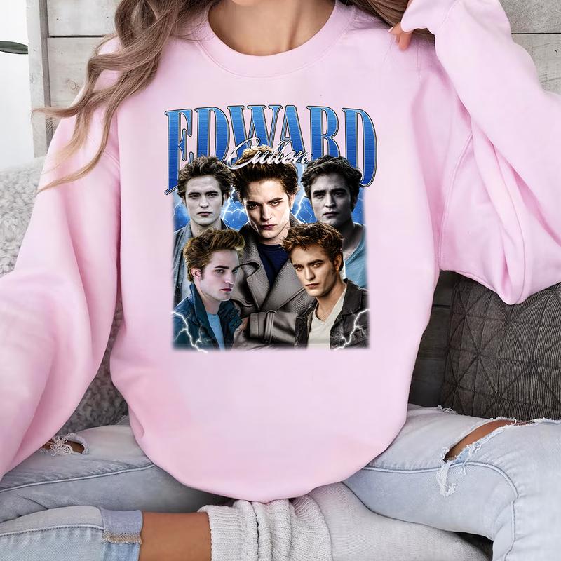 Edward Cullen T Shirt, Edward Cullen Vintage 90's Tee, Robert Pattinson Fan Made Tee, Team Edward Tee