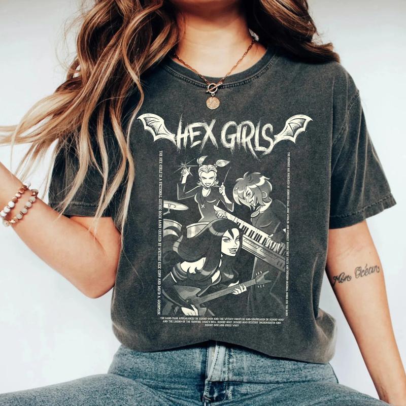 The Hex Girls Rock Band Music Shirt, The Hex Girls Tour Shirt, Retro Hex Girls Concert 2024 Shirt, Hex Girls Halloween Shirt