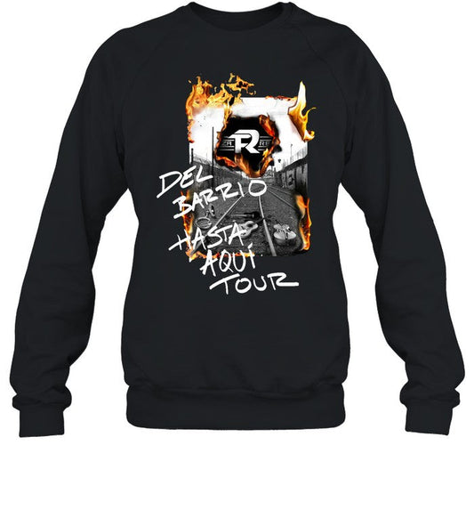 del barrio hasta aqui tour tee hoodie