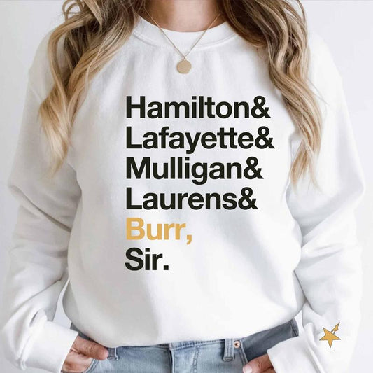A Hamilton Christmas Sweatshirt, Alexander Hamilton Sweatshirt, Hamilton Musical Unisex Cotton Fit