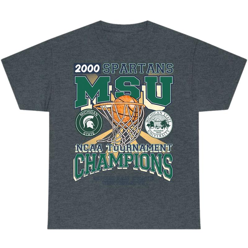 Michigan State University, T-Shirt, MSU Spartans Tournamen T-Shirt, Full Color T-Shirt, Unisex T-Shirt, For Men, For Women billabongshirts