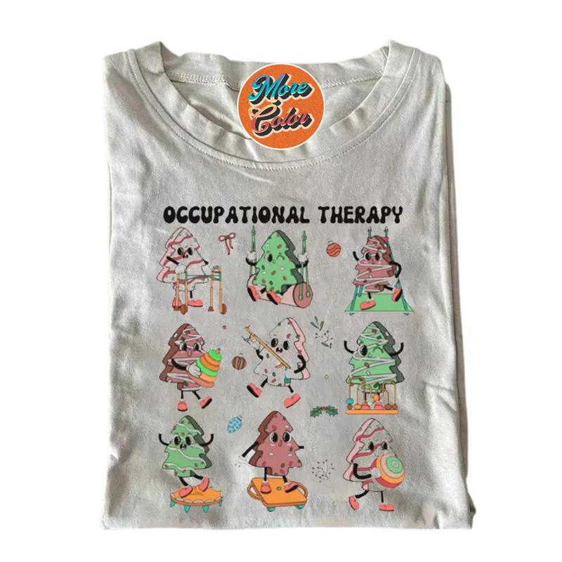 Occupational Therapy Vintage Shirts, Cotton Unisex T-shirts, Sweatshirt, Crew Neck, Size S- 3XL, Menswear Top, Womenswear Top Underwear Streetwear