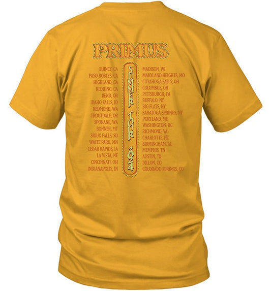 Limited Primus Skeet Band Summer 2024 Tour Shirt