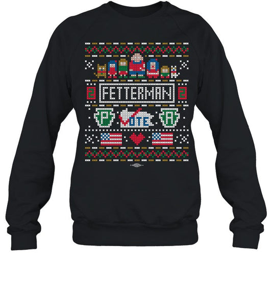 Fetterman Ugly Holiday Christmas 2022 Sweatshirt