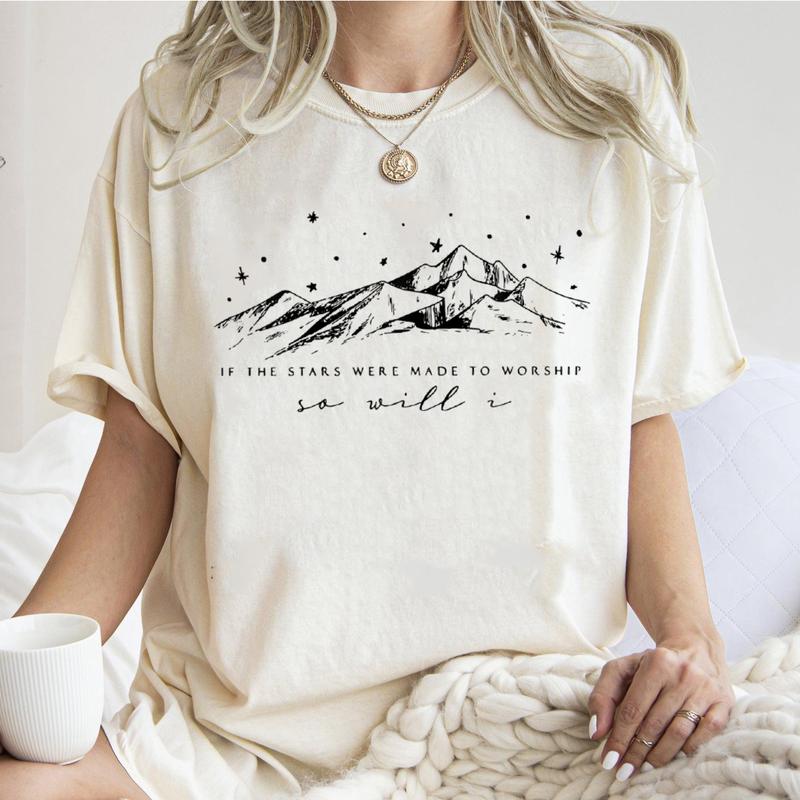 If The Stars Were Made The Worship So Will I T-Shirt Unisex Classic Cotton